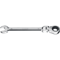 Комбинированный гаечный ключ трещоточный шарнирный 13 мм, ЗУБР / 27101-13